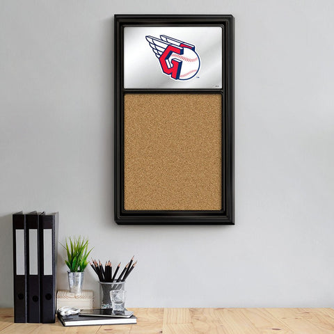 Cleveland Guardians: Logo - Mirrored Dry Erase Note Board - The Fan-Brand