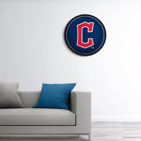 Cleveland Guardians: Logo - Modern Disc Wall Sign - The Fan-Brand