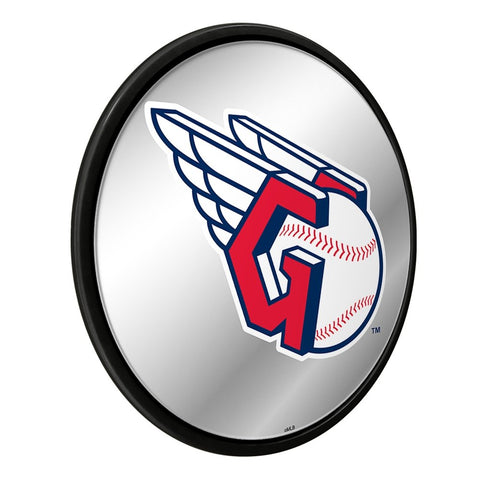 Cleveland Guardians: Modern Disc Mirrored Wall Sign - The Fan-Brand