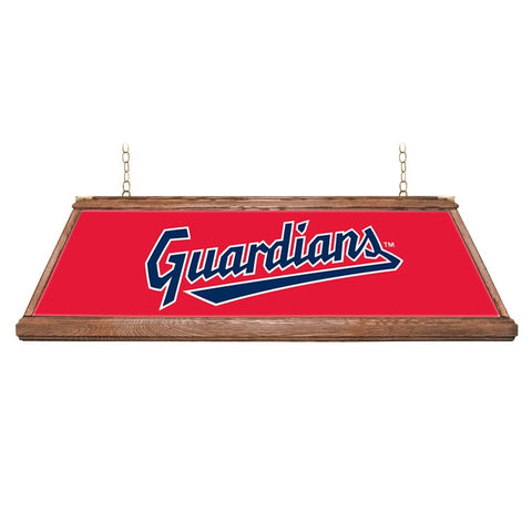 Cleveland Guardians: Premium Wood Pool Table Light - The Fan-Brand