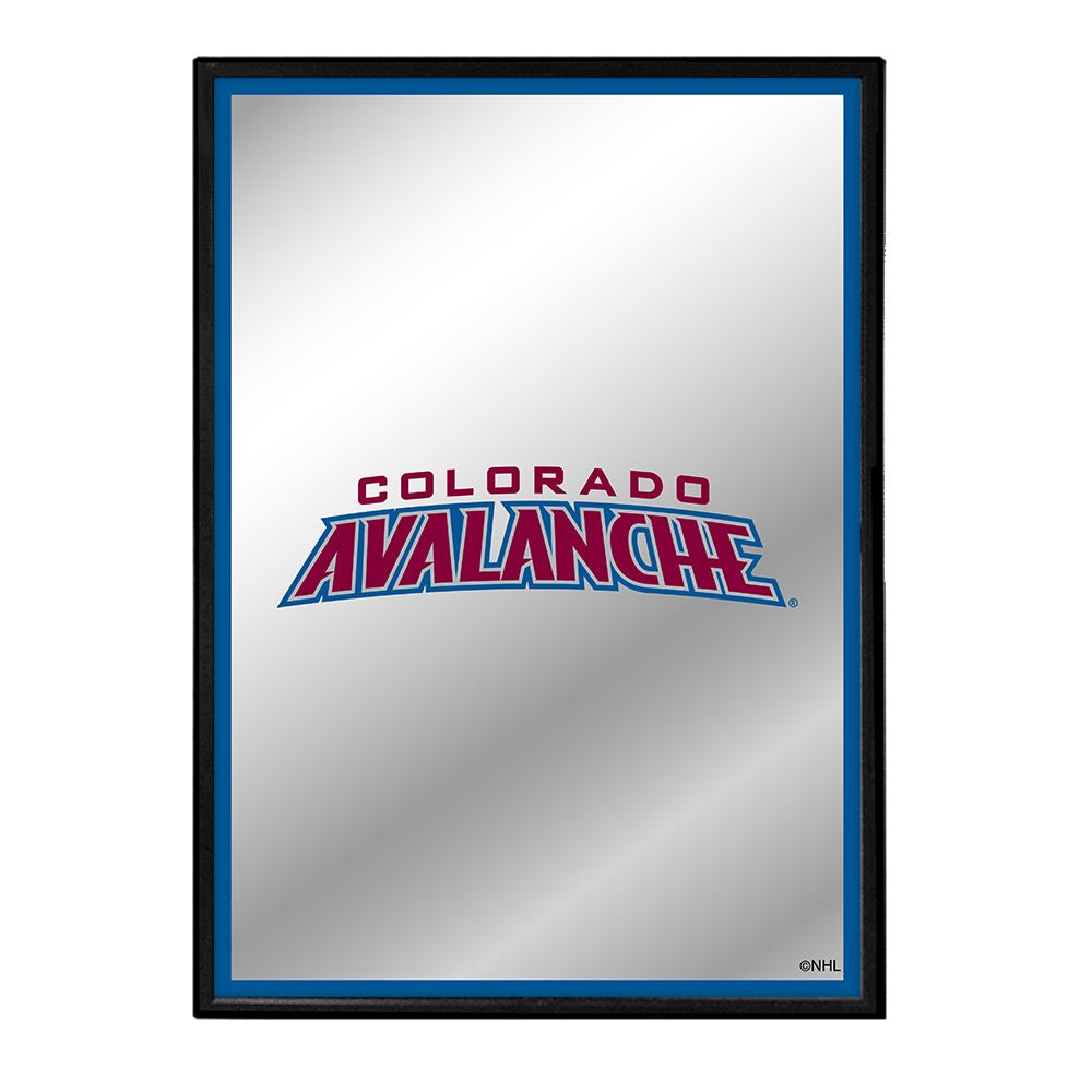 Colorado Avalanche: Logo - Framed Mirrored Wall Sign - The Fan-Brand