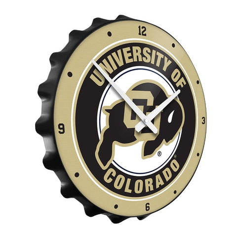Colorado Buffaloes: Bottle Cap Wall Clock - The Fan-Brand