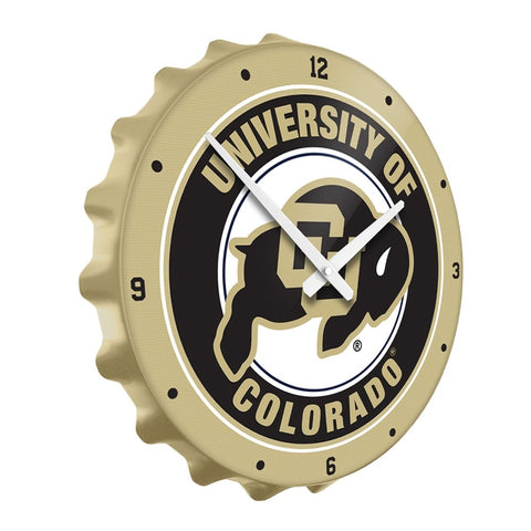 Colorado Buffaloes: Bottle Cap Wall Clock - The Fan-Brand