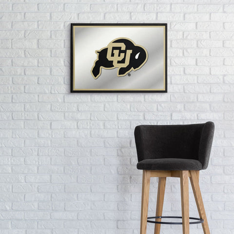 Colorado Buffaloes: Framed Mirrored Wall Sign - The Fan-Brand