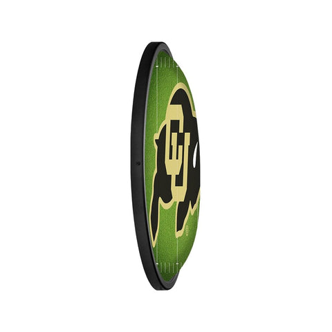 Colorado Buffaloes: On the 50 - Oval Slimline Lighted Wall Sign - The Fan-Brand