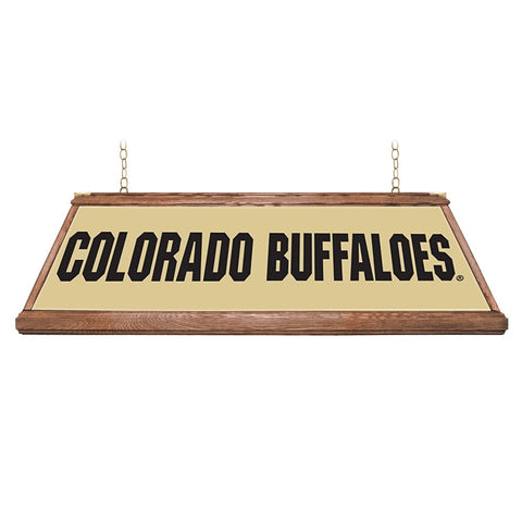 Colorado Buffaloes: Premium Wood Pool Table Light - The Fan-Brand