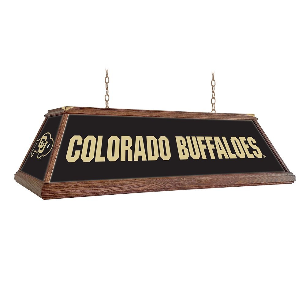 Colorado Buffaloes: Premium Wood Pool Table Light - The Fan-Brand