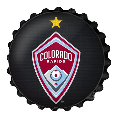 Colorado Rapids: Bottle Cap Wall Sign - The Fan-Brand