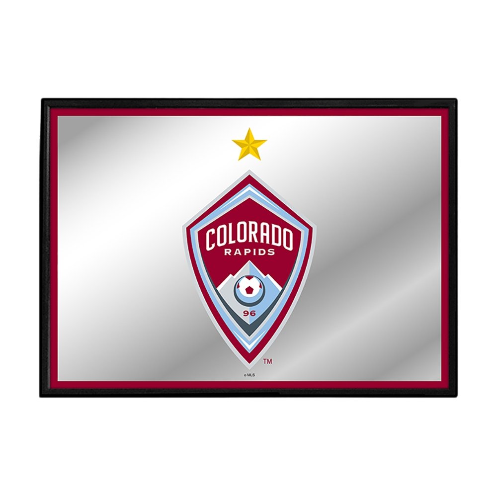Colorado Rapids: Framed Mirrored Wall Sign - The Fan-Brand