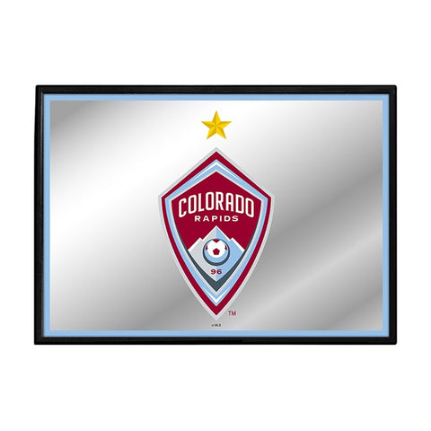 Colorado Rapids: Framed Mirrored Wall Sign - The Fan-Brand