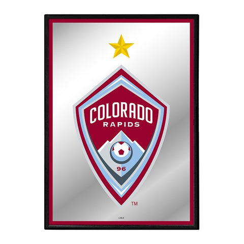 Colorado Rapids: Framed Mirrored Wall Sign - The Fan-Brand