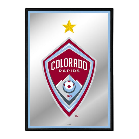 Colorado Rapids: Framed Mirrored Wall Sign - The Fan-Brand