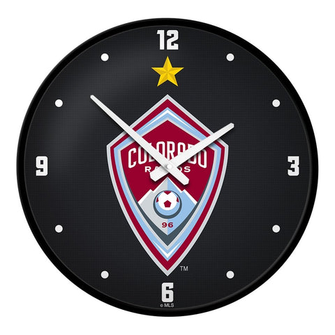 Colorado Rapids: Modern Disc Wall Clock - The Fan-Brand