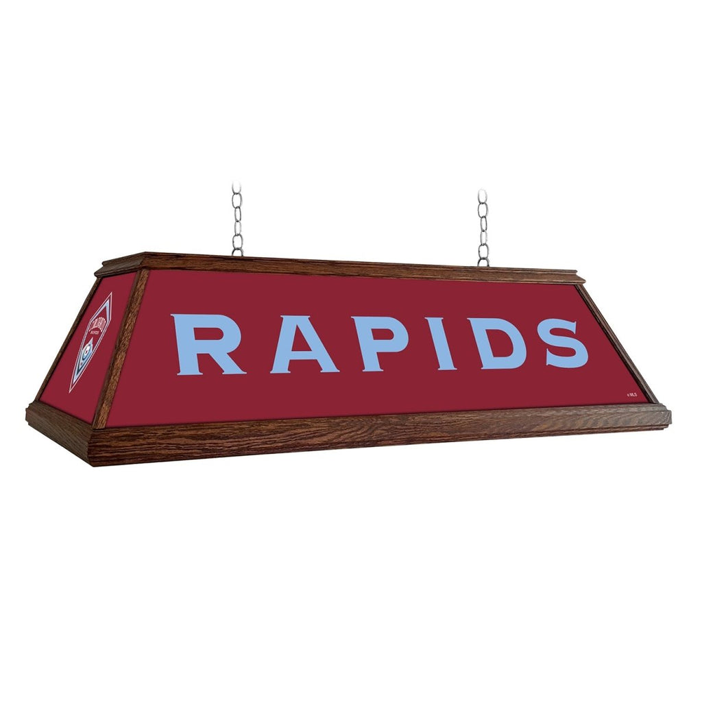 Colorado Rapids: Premium Wood Pool Table Light - The Fan-Brand