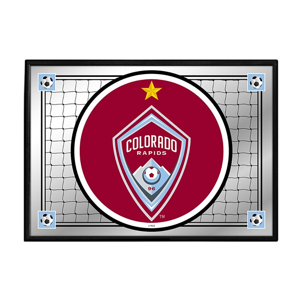 Colorado Rapids: Team Spirit - Framed Mirrored Wall Sign - The Fan-Brand