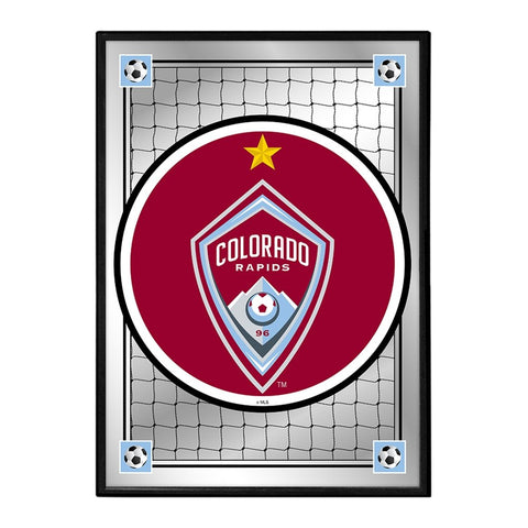 Colorado Rapids: Team Spirit - Framed Mirrored Wall Sign - The Fan-Brand