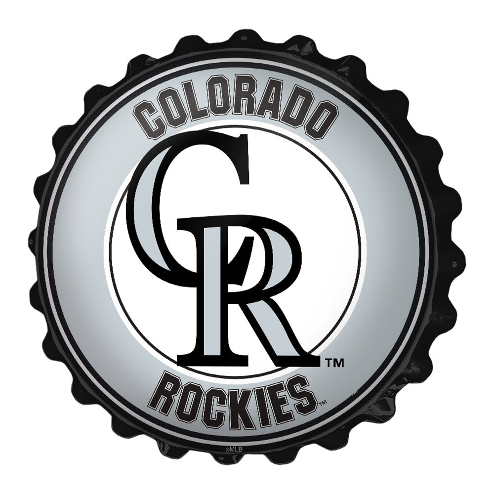 Colorado Rockies: Bottle Cap Wall Sign - The Fan-Brand