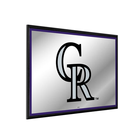 Colorado Rockies: Framed Mirrored Wall Sign - The Fan-Brand