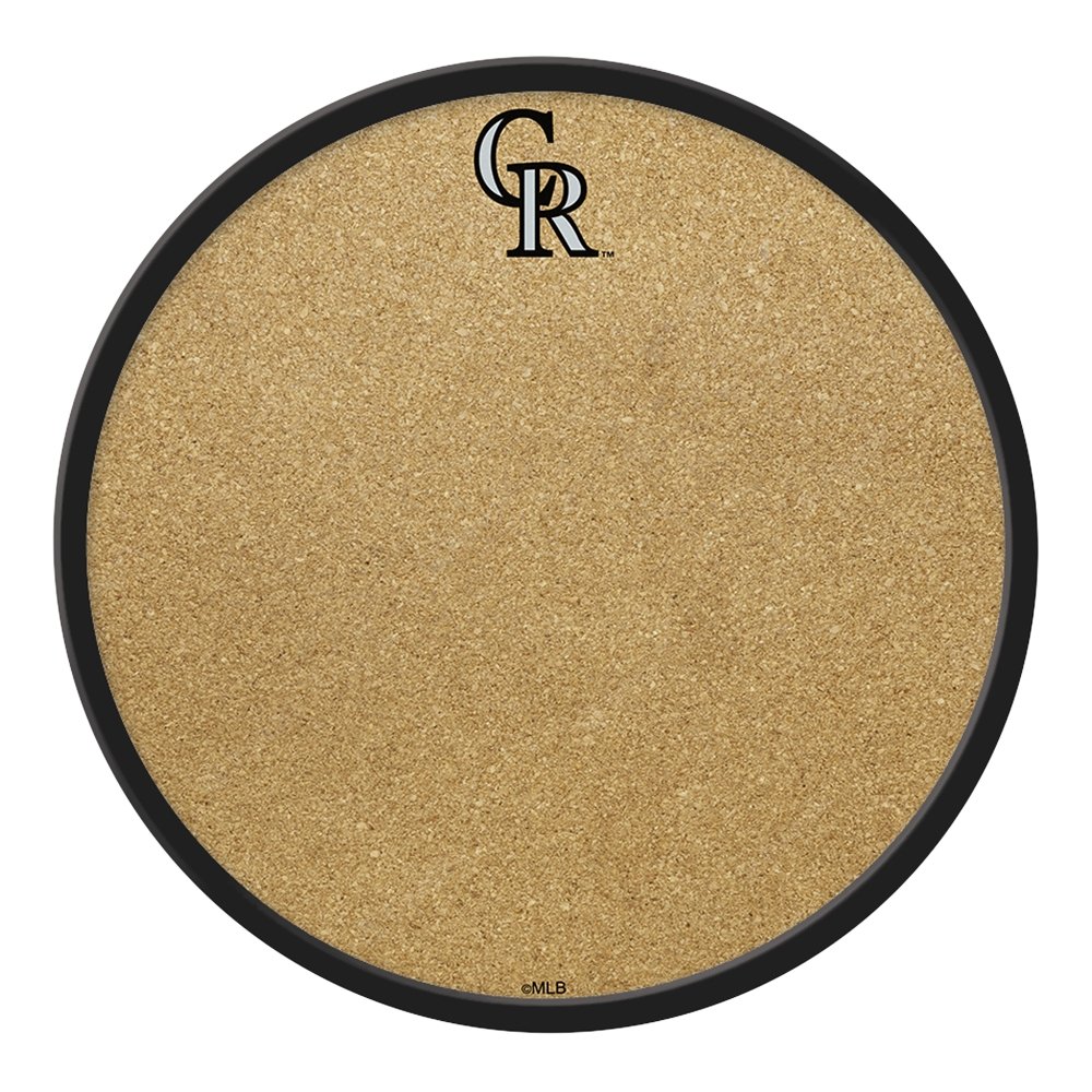 Colorado Rockies: Modern Disc Cork Board - The Fan-Brand