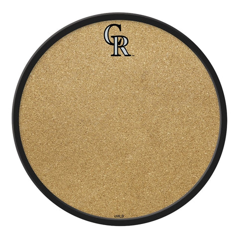 Colorado Rockies: Modern Disc Cork Board - The Fan-Brand