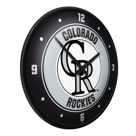 Colorado Rockies: Modern Disc Wall Clock - The Fan-Brand