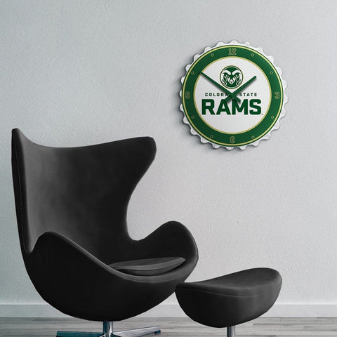 Colorado State Rams: Bottle Cap Wall Clock - The Fan-Brand