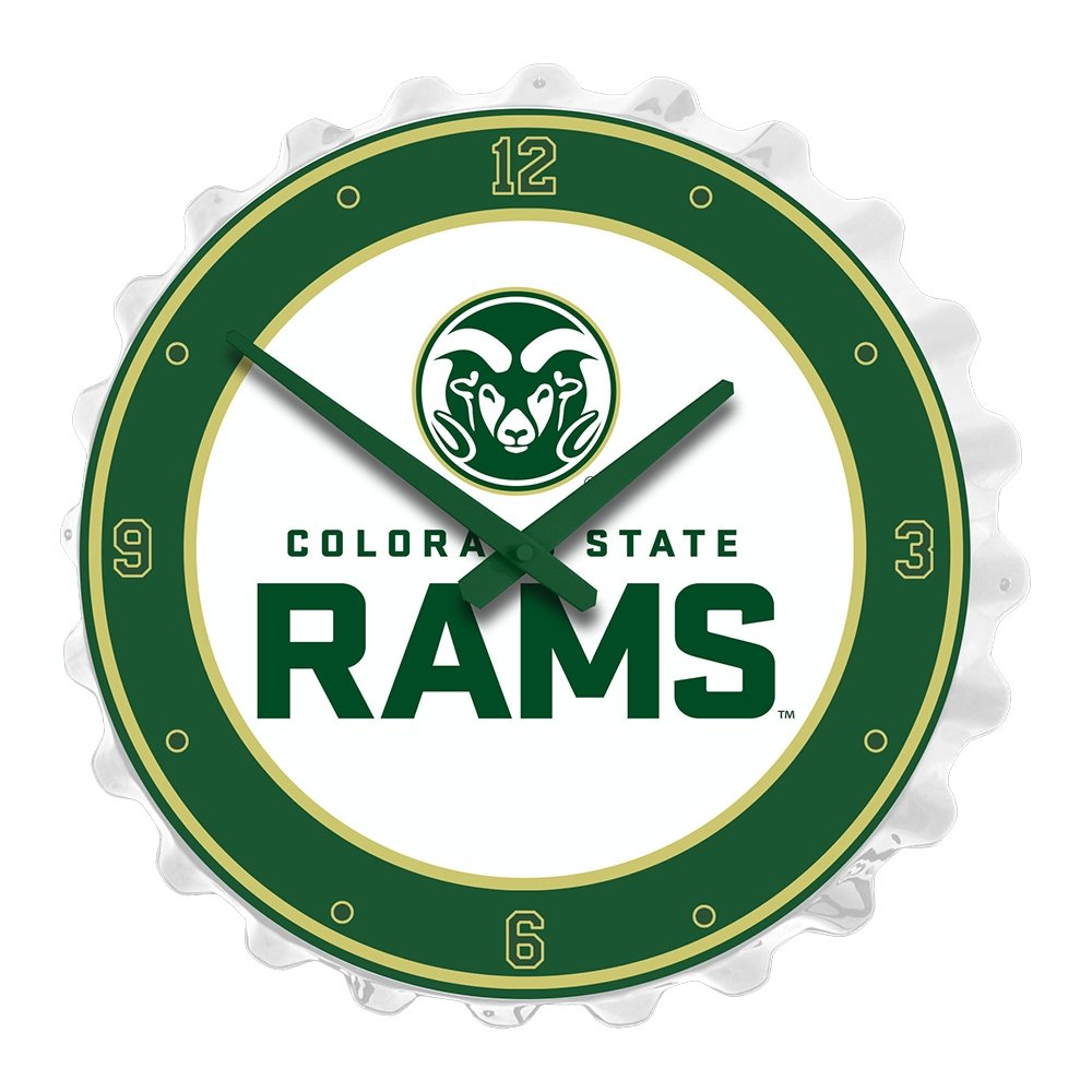 Colorado State Rams: Bottle Cap Wall Clock - The Fan-Brand