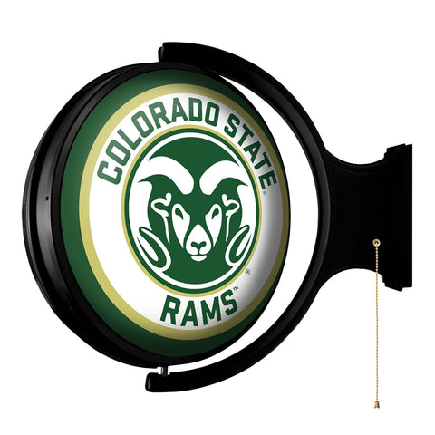 Colorado State Rams: Original Round Rotating Lighted Wall Sign - The ...