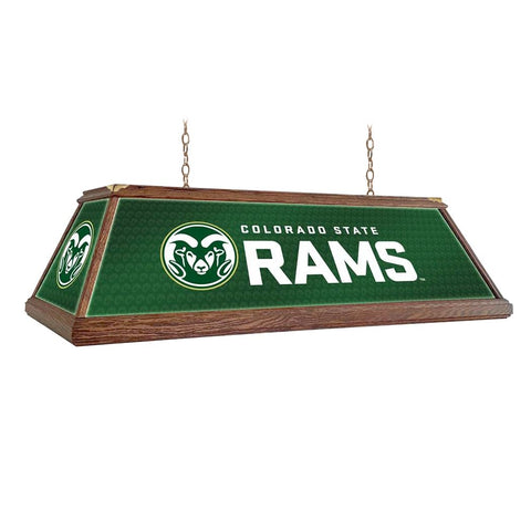 Colorado State Rams: Premium Wood Pool Table Light - The Fan-Brand