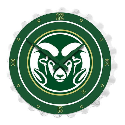 Colorado State Rams: Rams - Bottle Cap Wall Clock - The Fan-Brand