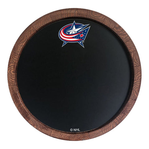 Columbus Blue Jackets: Barrel Top Chalkboard Sign - The Fan-Brand