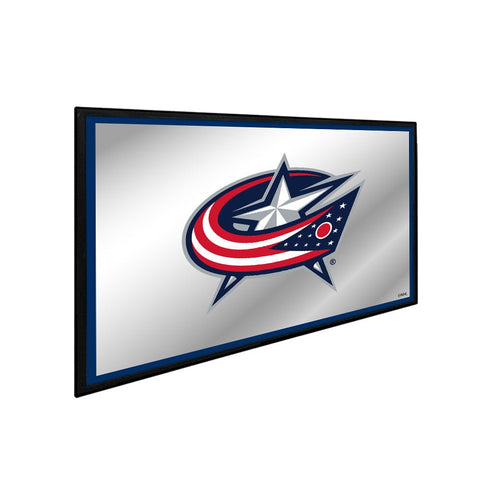 Columbus Blue Jackets: Framed Mirrored Wall Sign - The Fan-Brand