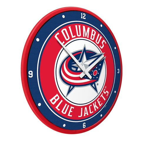 Columbus Blue Jackets: Modern Disc Wall Clock - The Fan-Brand