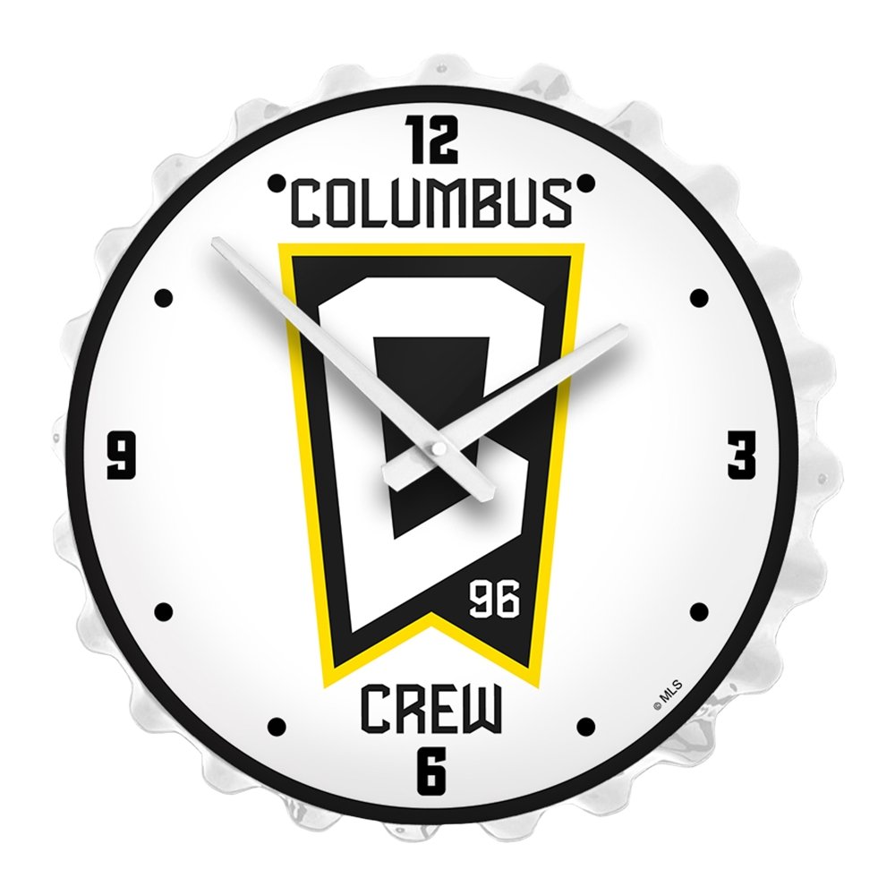 Columbus Crew: Bottle Cap Lighted Wall Clock - The Fan-Brand
