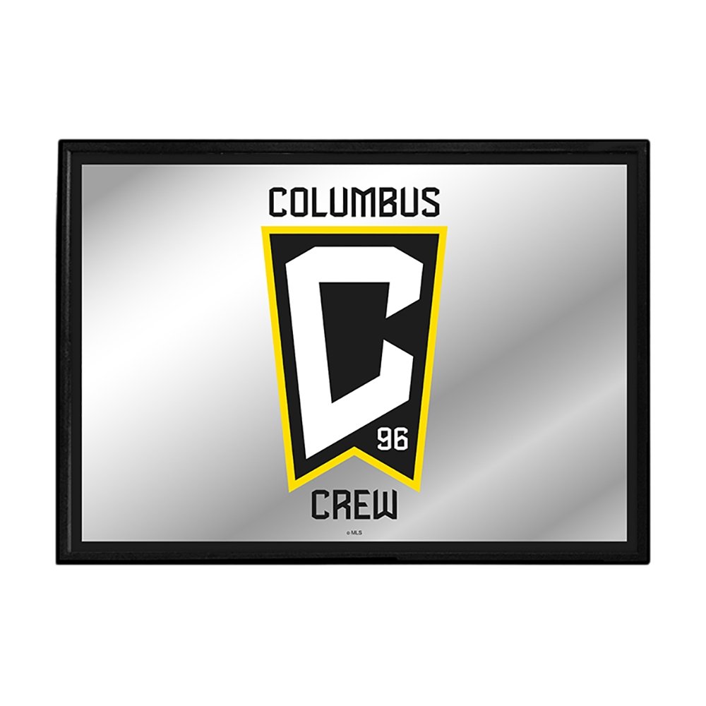 Columbus Crew: Framed Mirrored Wall Sign - The Fan-Brand