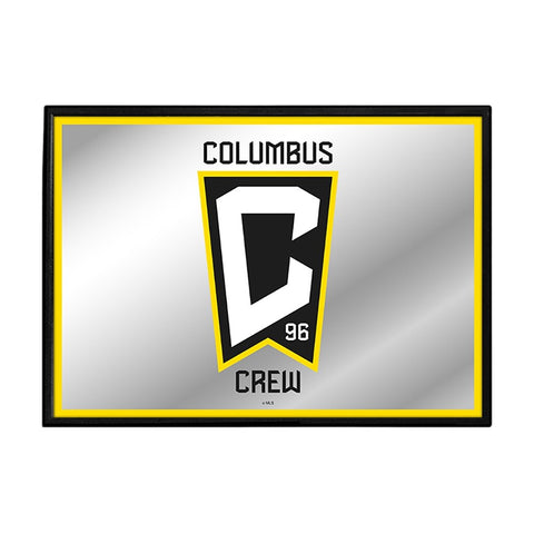 Columbus Crew: Framed Mirrored Wall Sign - The Fan-Brand