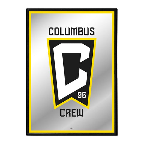 Columbus Crew: Framed Mirrored Wall Sign - The Fan-Brand