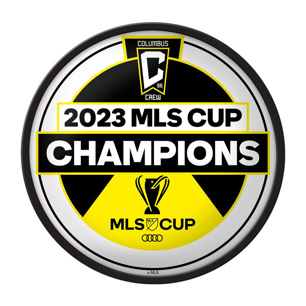 Columbus Crew: MLS Cup Champs - Modern Disc Wall Sign - The Fan-Brand