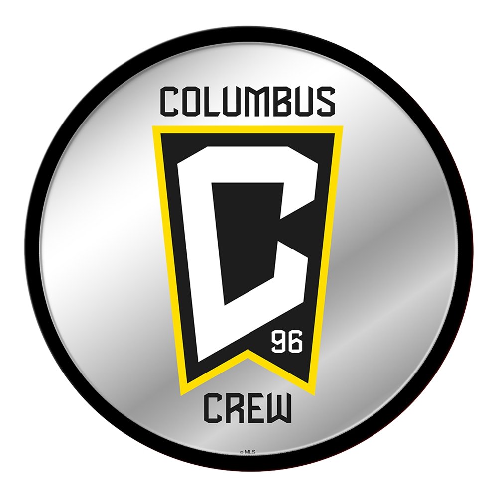 Columbus Crew: Modern Disc Mirrored Wall Sign - The Fan-Brand