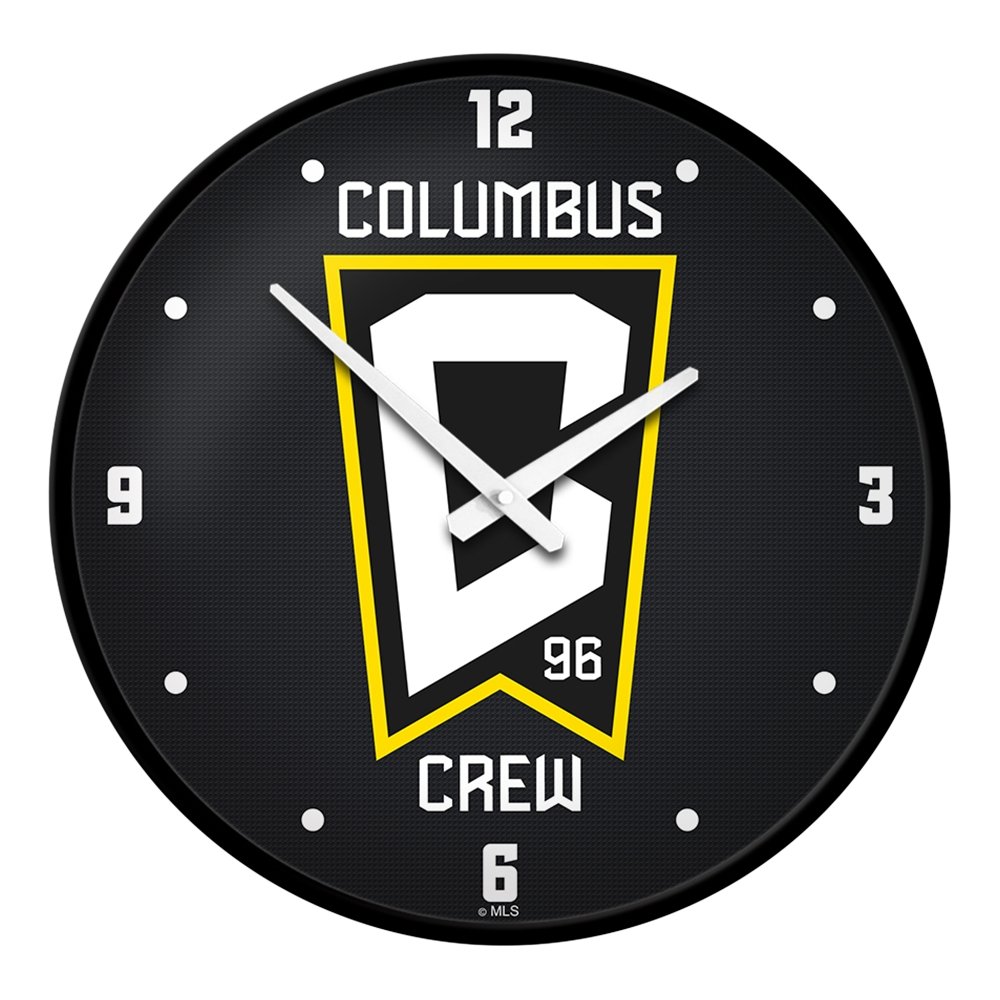 Columbus Crew: Modern Disc Wall Clock - The Fan-Brand