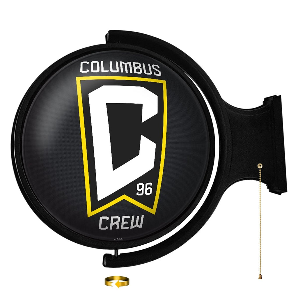 Columbus Crew: Original Round Rotating Lighted Wall Sign - The Fan-Brand