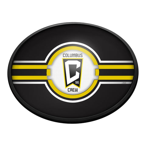 Columbus Crew: Oval Slimline Lighted Wall Sign - The Fan-Brand