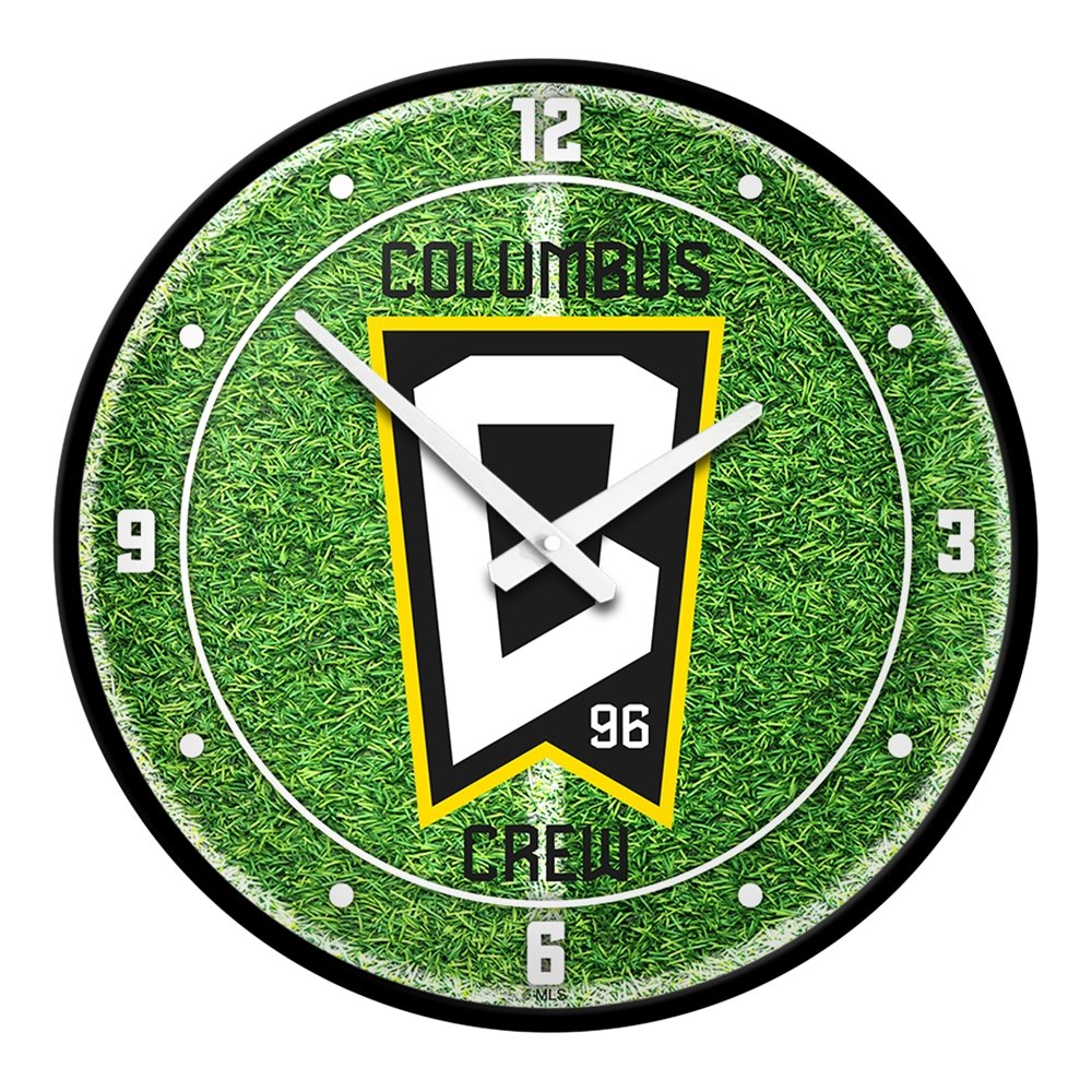 Columbus Crew: Pitch - Modern Disc Wall Clock - The Fan-Brand