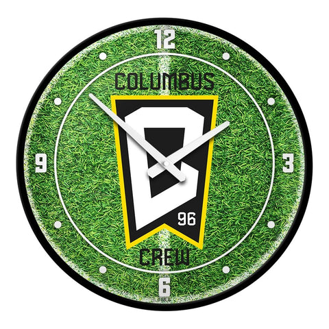 Columbus Crew: Pitch - Modern Disc Wall Clock - The Fan-Brand