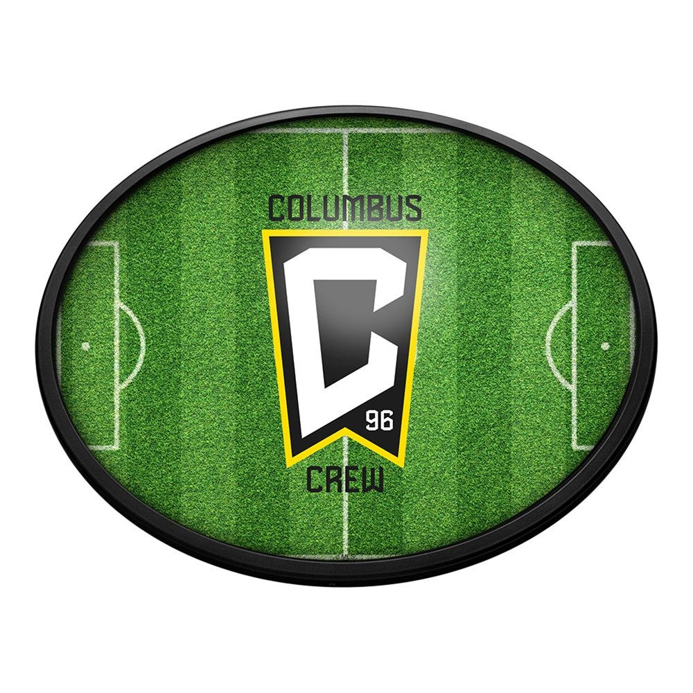 Columbus Crew: Pitch - Oval Slimline Lighted Wall Sign - The Fan-Brand