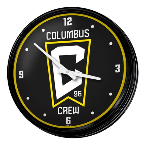 Columbus Crew: Retro Lighted Wall Clock - The Fan-Brand