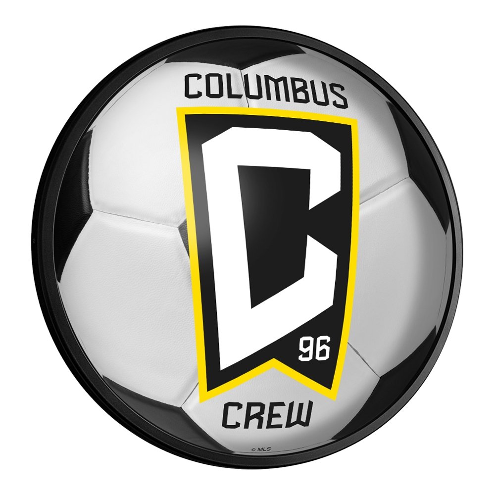 Columbus Crew: Soccer - Round Slimline Lighted Wall Sign - The Fan-Brand