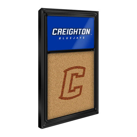 Creighton Bluejays: Dual Logo - Cork Note Board - The Fan-Brand