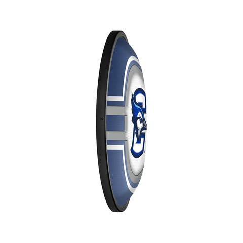 Creighton Bluejays: Oval Slimline Lighted Wall Sign - The Fan-Brand