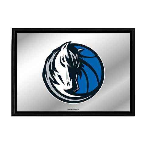 Dallas Mavericks: Framed Mirrored Wall Sign - The Fan-Brand
